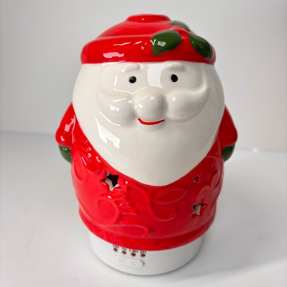 Home Fresh Essential Oil Lighted Holiday Diffuser Santa - Tested - Picture 3 of 7